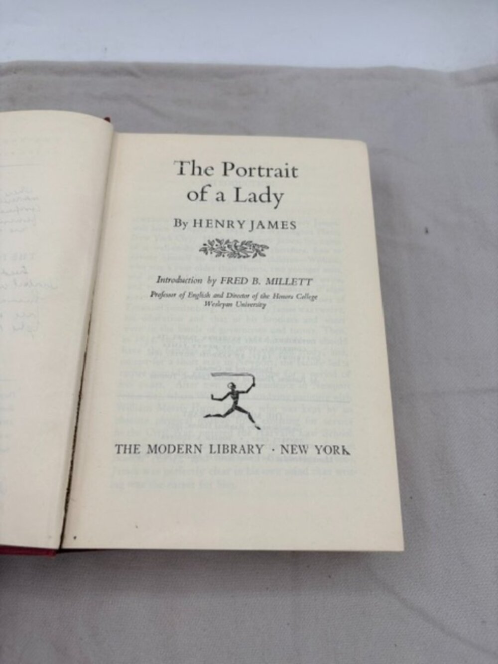The Portrait Of a Lady By Henry James 1951 Hardcover.